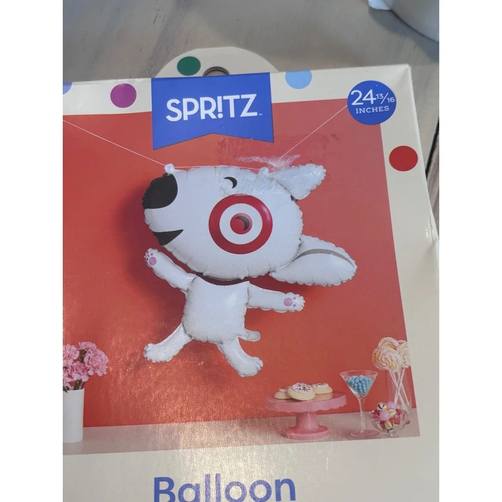 Spritz Target Bullseye Dog Party Supplies Bundle Plates Napkins Cups Balloon